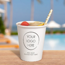 Standardlogos, für Unternehmen oder Marketing Pappbecher
