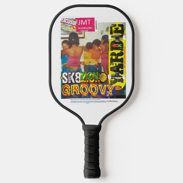 Standardpaddel, Farbe: Schwarz, Abdeckung: R Pickleball Schläger (Vorderseite)