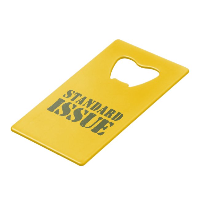 STANDARDPROBLEME GELDBEUTEL FLASCHENÖFFNER (Vorderseite Schrägansicht)