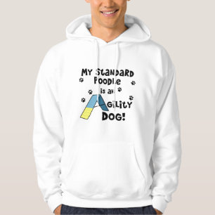 Standardpudel-Agility-Hund Hoodie