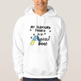 Standardpudel-Agility-Hund Hoodie