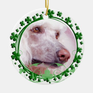 Standardpudel-St Patrick Tagesverzierung Keramik Ornament