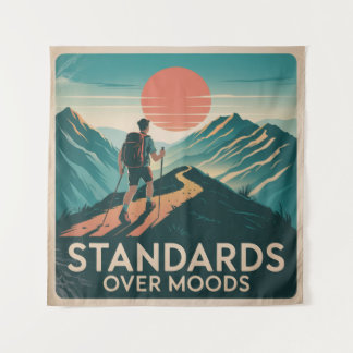 Standards Over Moods Wandteppich