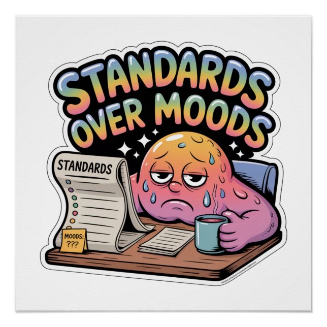 Standards über Stimmungen Poster (Vorderseite)