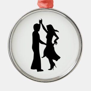 Standardtanzenpaare Ornament Aus Metall