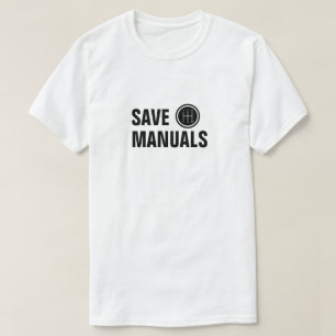 STANDARDUMSCHALTER FÜR HANDBÜCHER gerettet T-Shirt