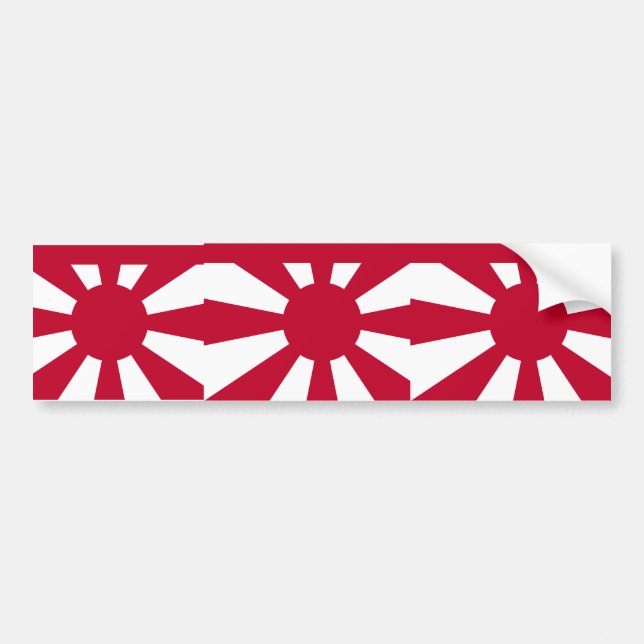 StandardvizeAdmirals-kaiserliche japanische Autoaufkleber (Vorne)