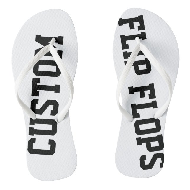 Standardvorlage für Personalisierte Flip Flops (Fußbett)