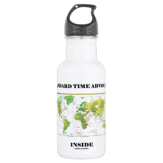 Standardzeit-Anwalt-Innere (Zeit-Zonen) Trinkflasche