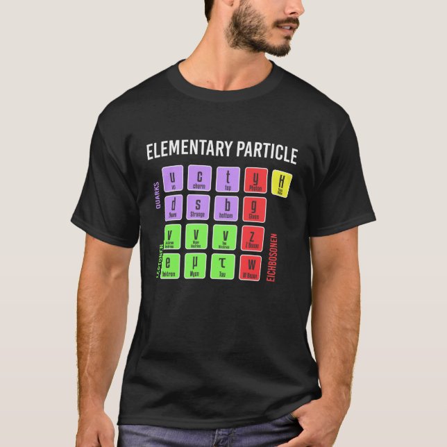 Standart Model of Elementarteilchen Physik T-Shirt (Vorderseite)