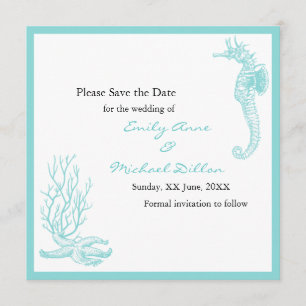 Standesamtliche Hochzeit am Traumziel - Save the D Date