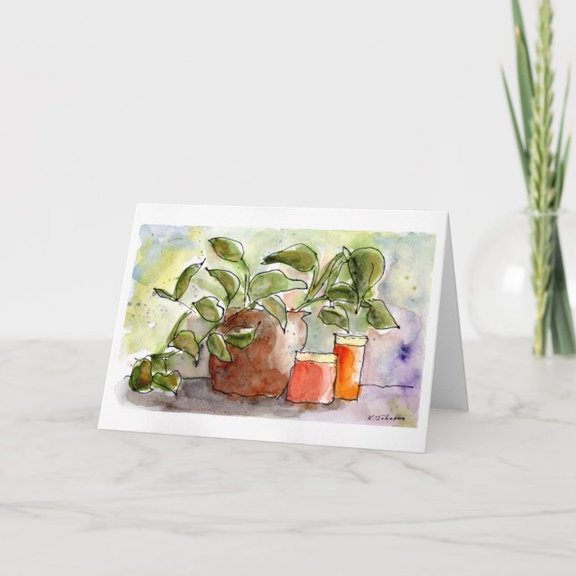 Standfarbenkarte Karte (Vorderseite)