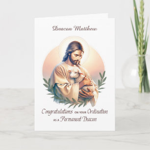 Ständige Deacon-Verordnung - Glückwünsche Karte