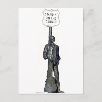 Standin' an der Ecke "THE" in Winslow Arizon! Postkarte
