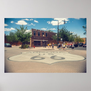 Standin' an einer Ecke von Winslow Arizona Poster