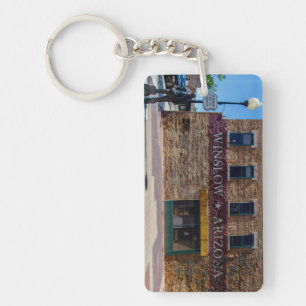 Standin auf der Ecke in Winslow, AZ. Schlüsselanhänger