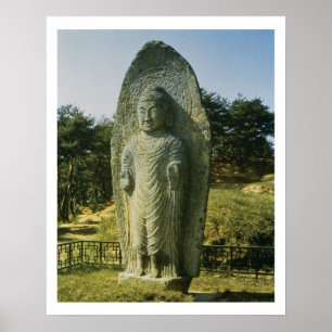 Standing Buddha at Ch'olch'on-ni, Naju, 10th centu Poster