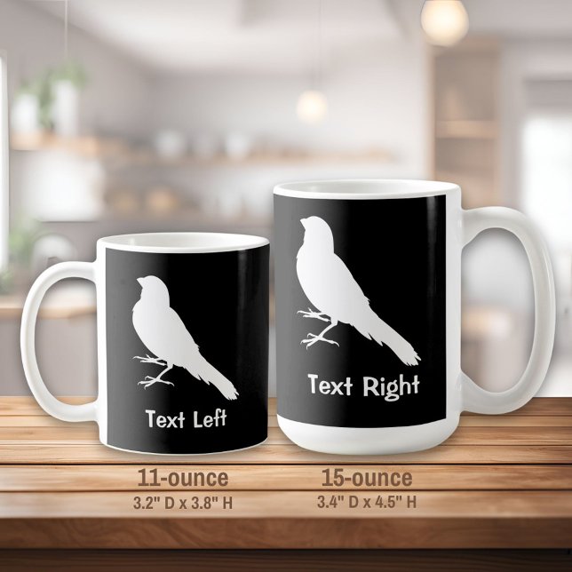 Standing Canary Bird Kaffeetasse (Von Creator hochgeladen)