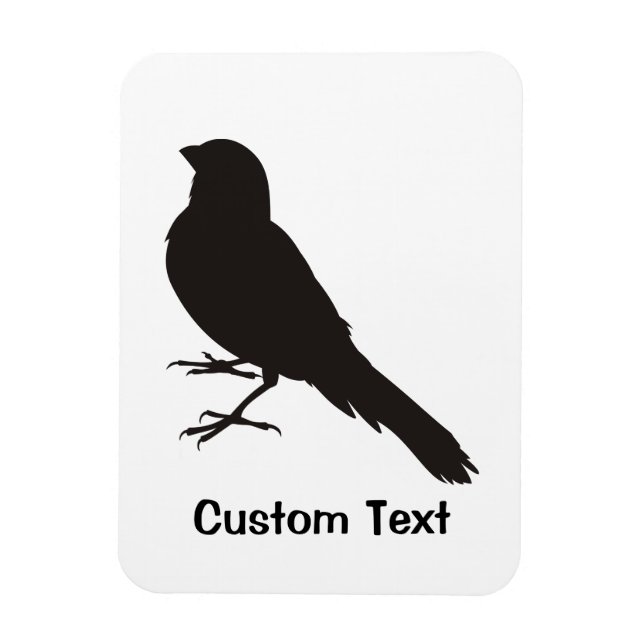 Standing Canary Bird Magnet (Vertikal)