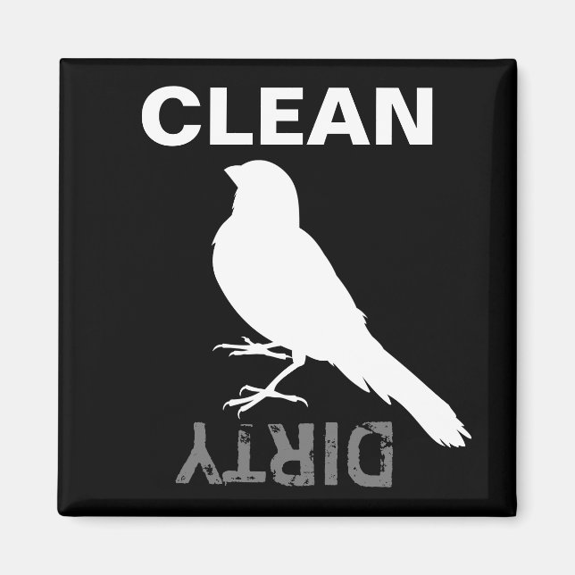 Standing Canary Bird Magnet (Vorne)