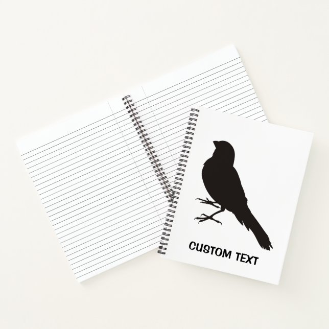 Standing Canary Bird Notizbuch (Innenseite)