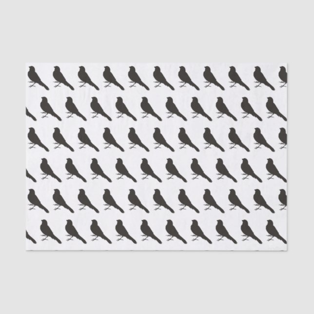 Standing Canary Bird Seidenpapier (Vorderseite)