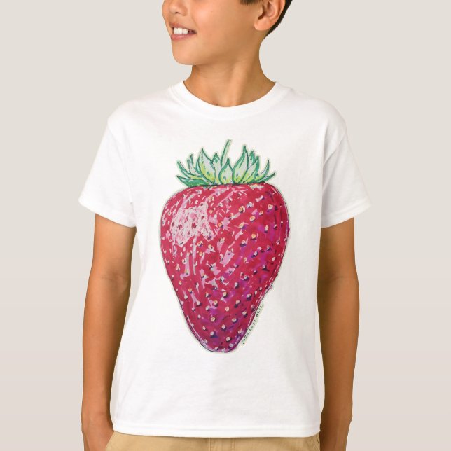 Standing Strawberry T-Shirt (Vorderseite)