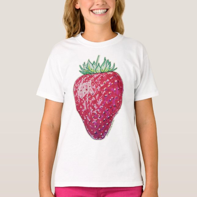 Standing Strawberry T-Shirt (Vorderseite)