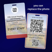 Standort Austauschbares Foto Logo QR Konferenz