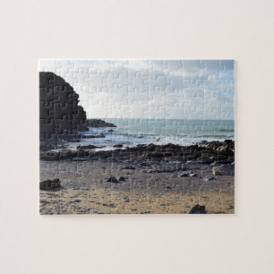Standort Dollar-Bucht-Cornwalls England Poldark Puzzle