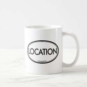Standort-Standort Kaffeetasse