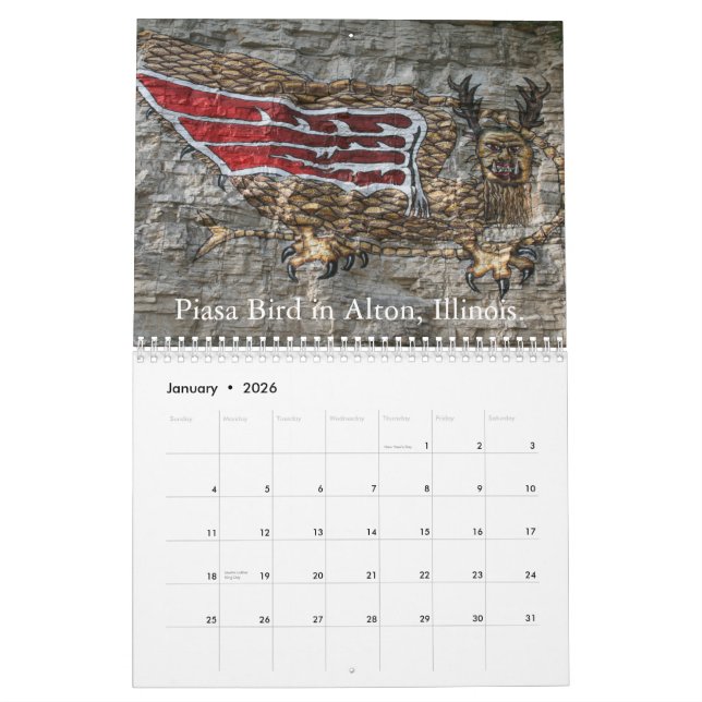 Standorte in u. um St. Louis, Missouri 2010 Kalender (Jan 2026)