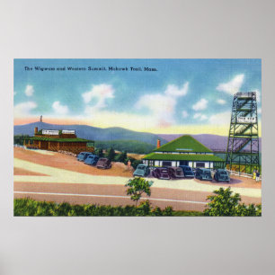 Standpunkt des Gipfels von Wigwam und Western Poster