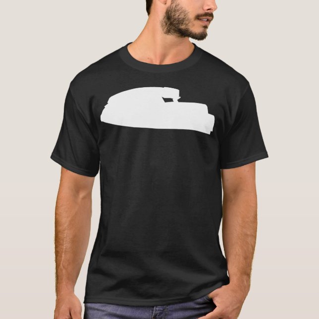 Standup Jet Ski Retro JS 550 Silhouette _1 T-Shirt (Vorderseite)