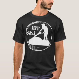 Standup Jet Ski Retro JS 550 Silhouette _2 T-Shirt
