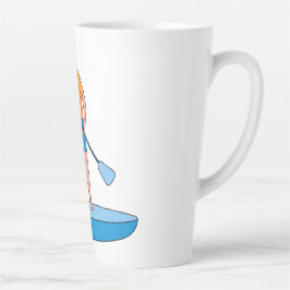 Standup Paddle Board Retro Vintages Design Geschen Milchtasse