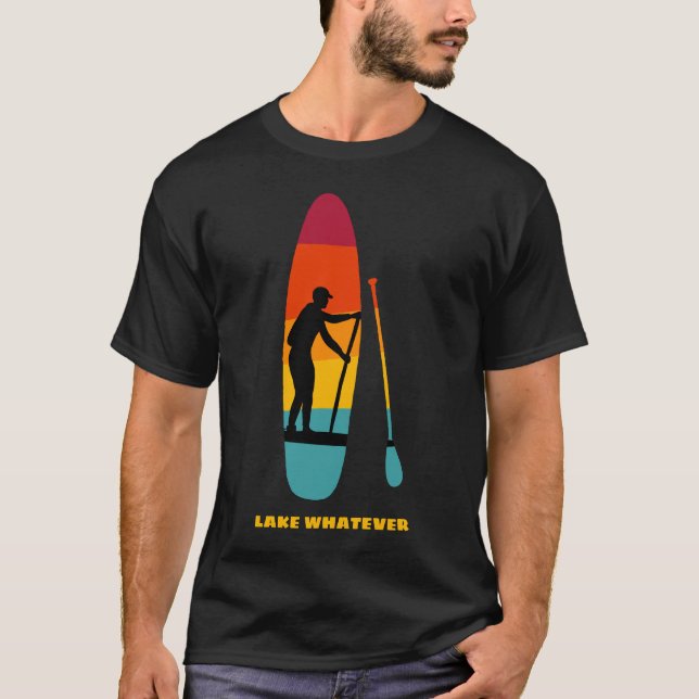 Standup Paddle Board SUP Custom Souvenir T-Shirt (Vorderseite)