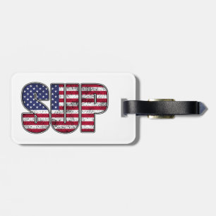 Standup Paddling SUP American Flag Gepäckanhänger