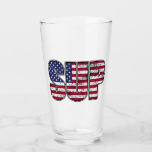Standup Paddling SUP American Flag Glas
