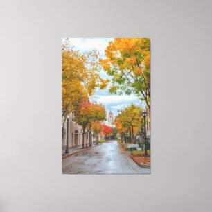 Stanford Campus im Herbst Leinwanddruck