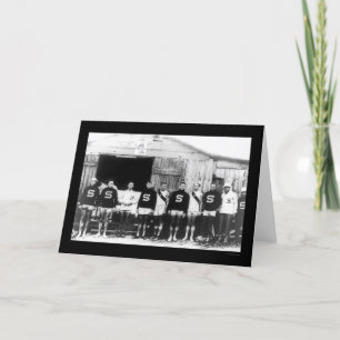 Stanford Varsity Rowing Crew 1912 Karte