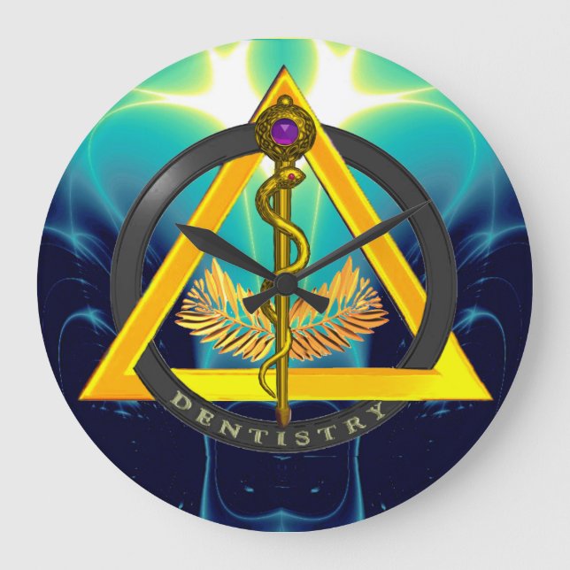 STANGE DES ASCLEPIUS GROßE WANDUHR (Vorderseite)