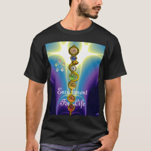 STANGE VON ASCLEPIUS MIT 7 CHAKRAS, GEISTIGE T-Shirt