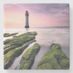 Stangen-Felsen-Leuchtturm Steinuntersetzer