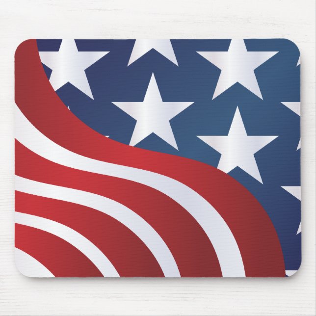 Stangen und Streifen Mousepad (Vorne)