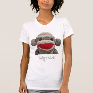 Stanley der Socken-Affe-T - Shirt
