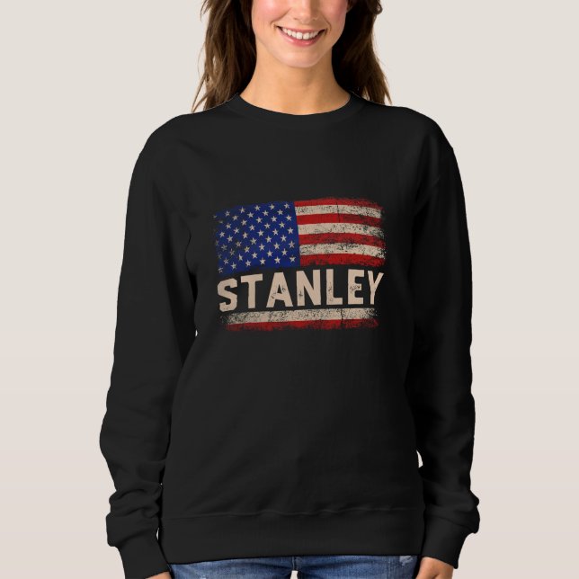Stanley First Name Shirt Stanley Name American Fla (Vorderseite)