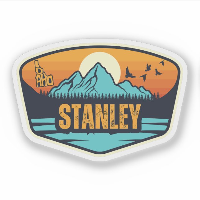 Stanley, Idaho Aufkleber (Vorderseite)