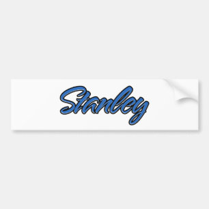 Stanley Name blue Aufkleber Sticker Autoaufkleber
