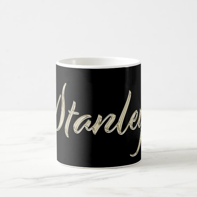 Stanley Name whitegold Tasse Teetasse Kaffeetasse (Mittel)